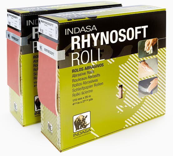 Rynosoft foam backed fine abrasive